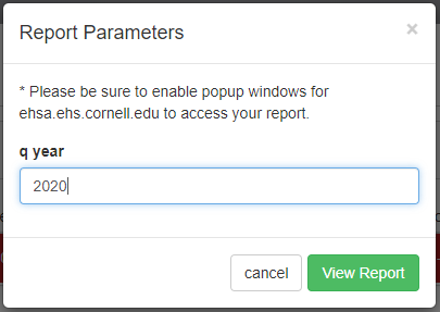 Enter the year you want to review